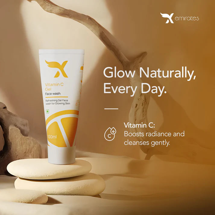 Cream X Emirates Vitamin C Gel Face Wash