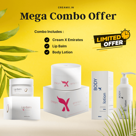 Mega Combo (Face Cream +Body Lotion + Lip balm)